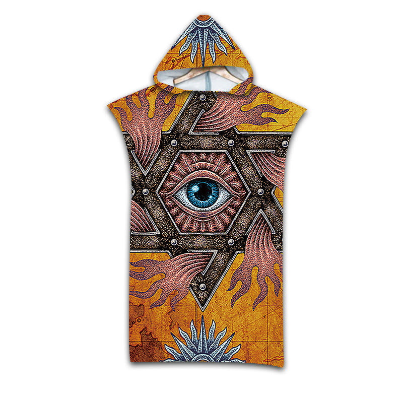 Beach Swimming Printing Wearable Pattern Bath Towel