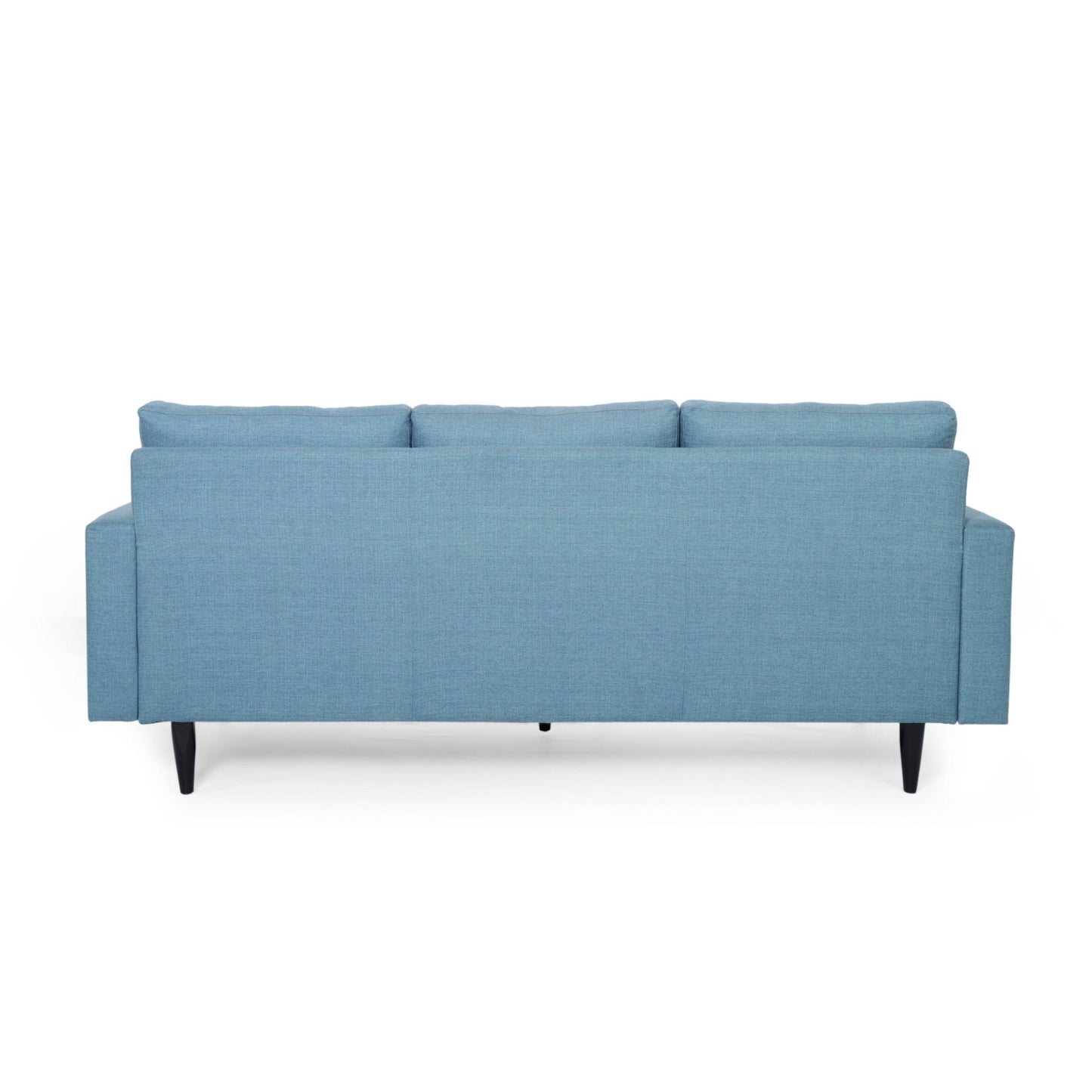 Jenny Contemporary Tufted Fabric 3 Seater Sofa