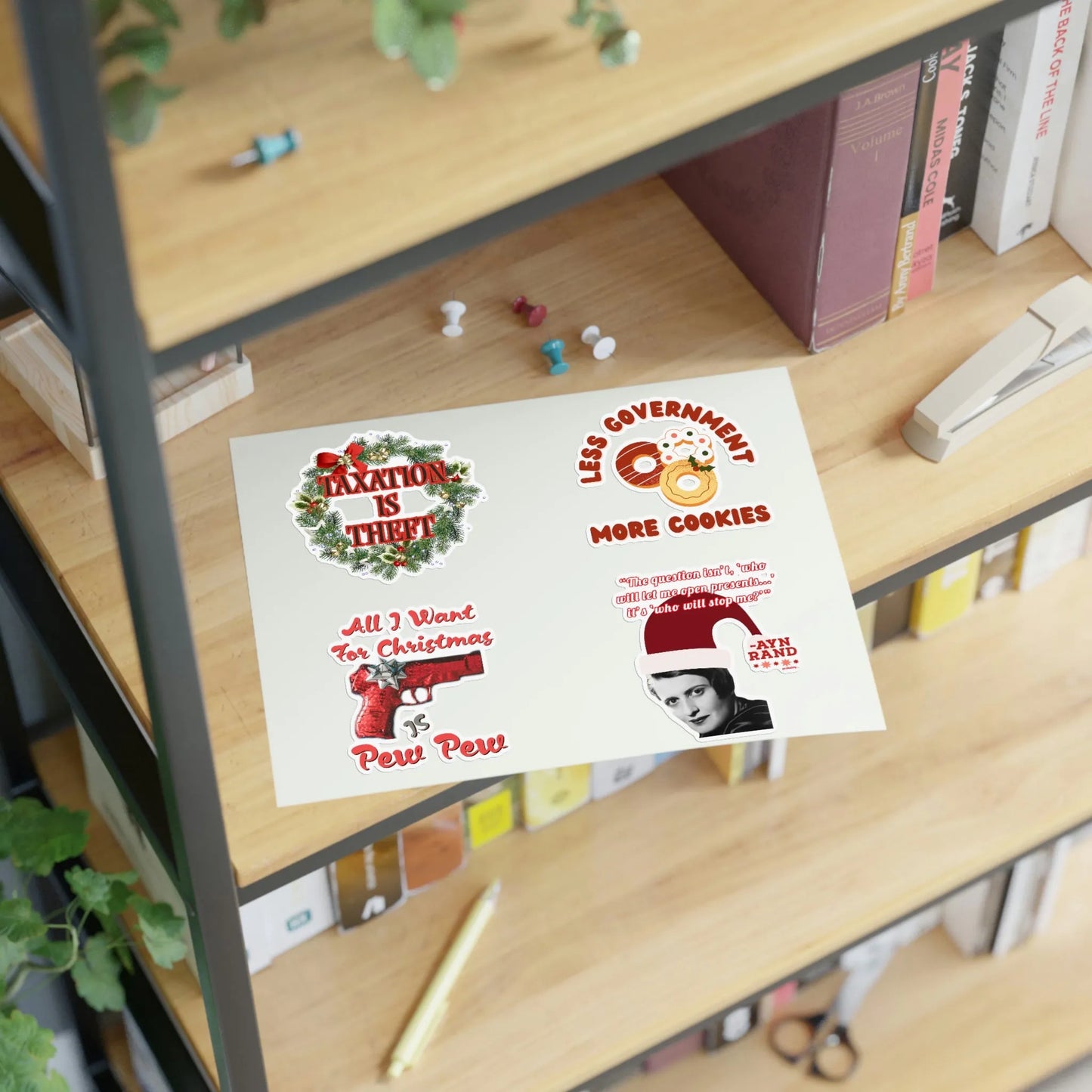 Holiday Liberty Themed Sticker Sheets - 4LibertyShop.com