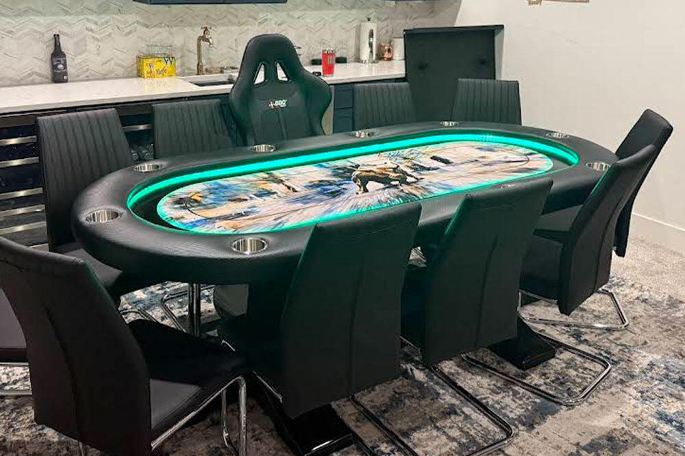 BBO Elite Alpha LED Poker Table