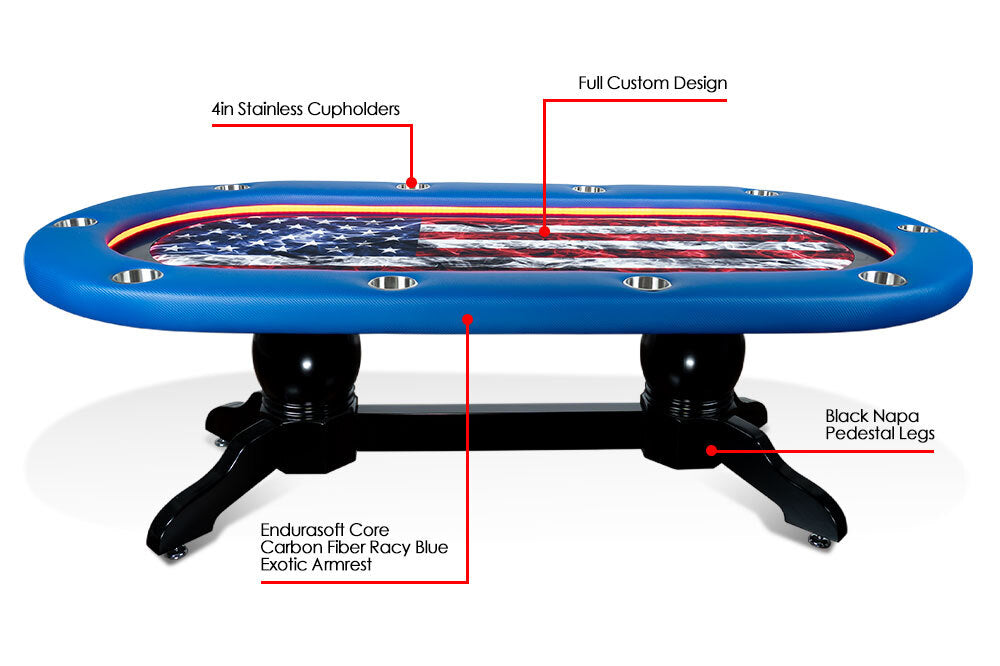 BBO Elite Alpha LED Poker Table