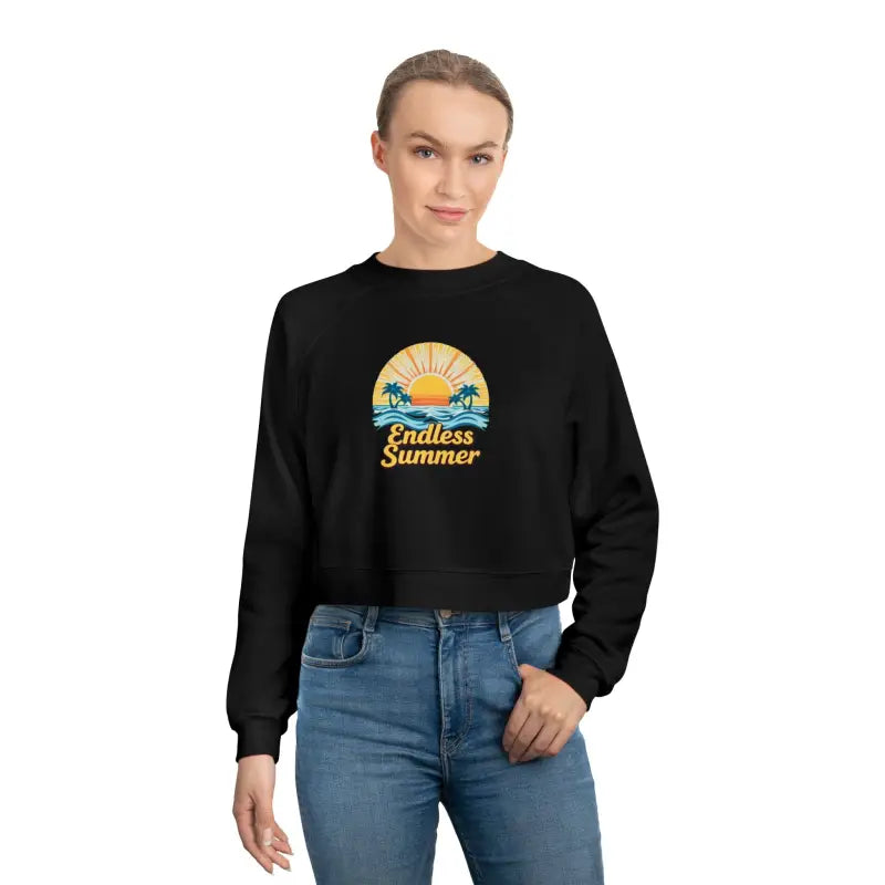 Ocean State Styles Sweatshirt Women Endless Summer Cropped