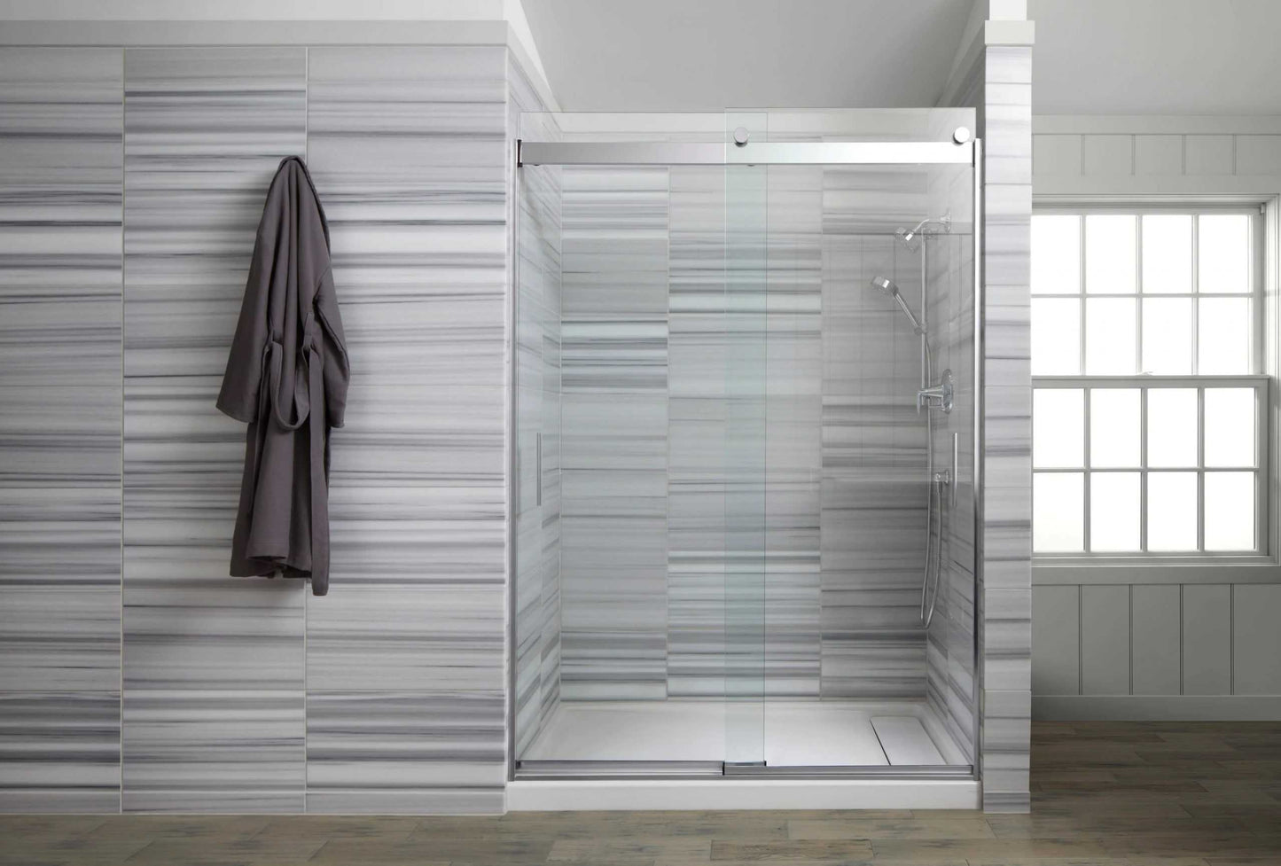 Equator White Marble Floor and Wall Tile - Livfloors Collection