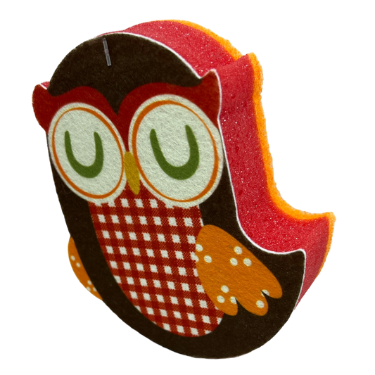 Autumn Sponge - Owl