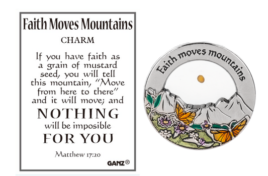 Faith Moves Mountains Charm - A Symbol of Empowering Belief