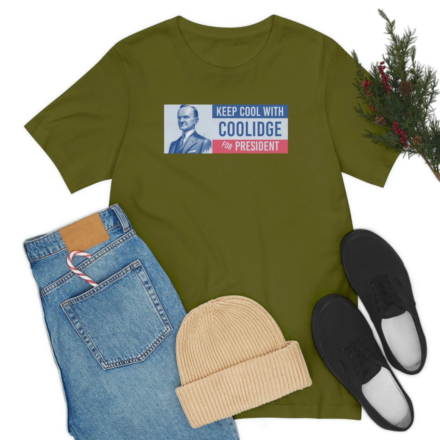 Keep Cool With Coolidge For President Calvin Coolidge T-Shirt