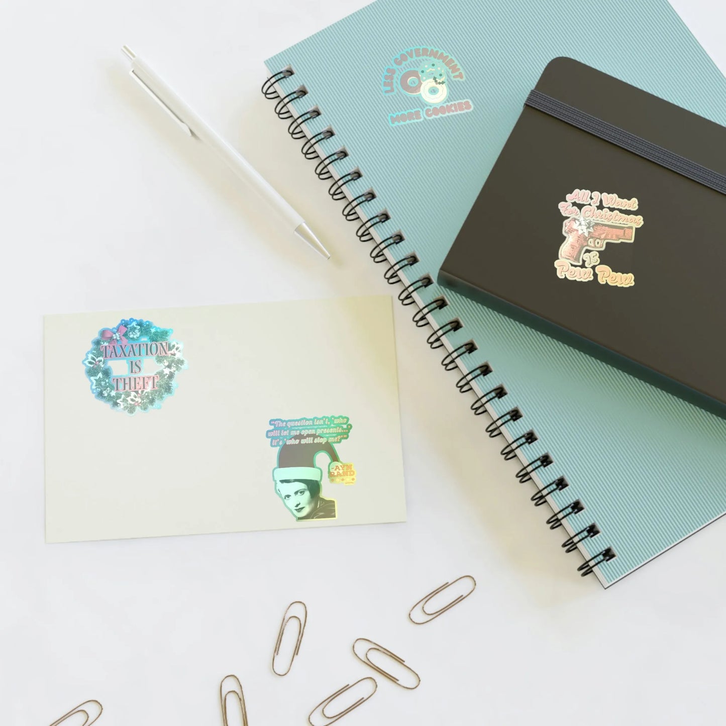 Holiday Liberty Themed Sticker Sheets - 4LibertyShop.com
