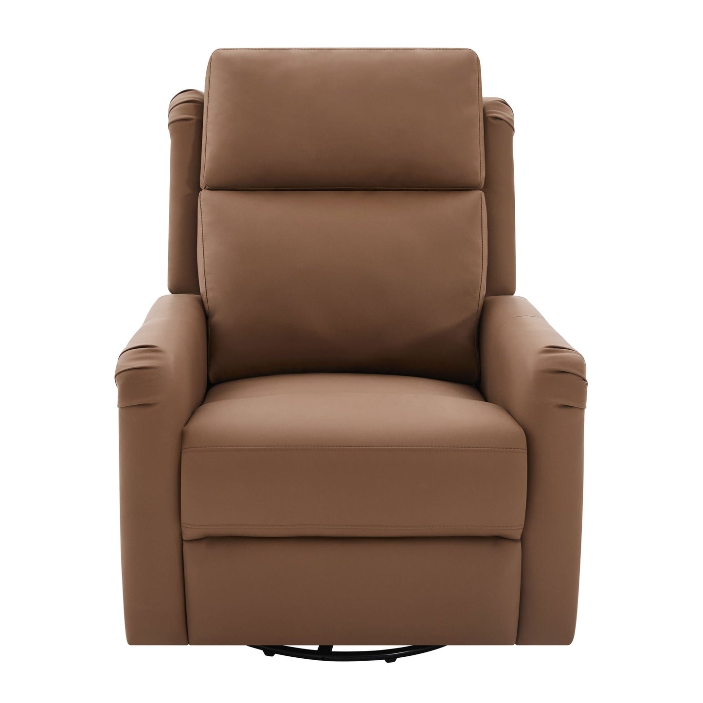 Manual Recliner Swivel Rocking Chair With 8-Point Massage and Heating