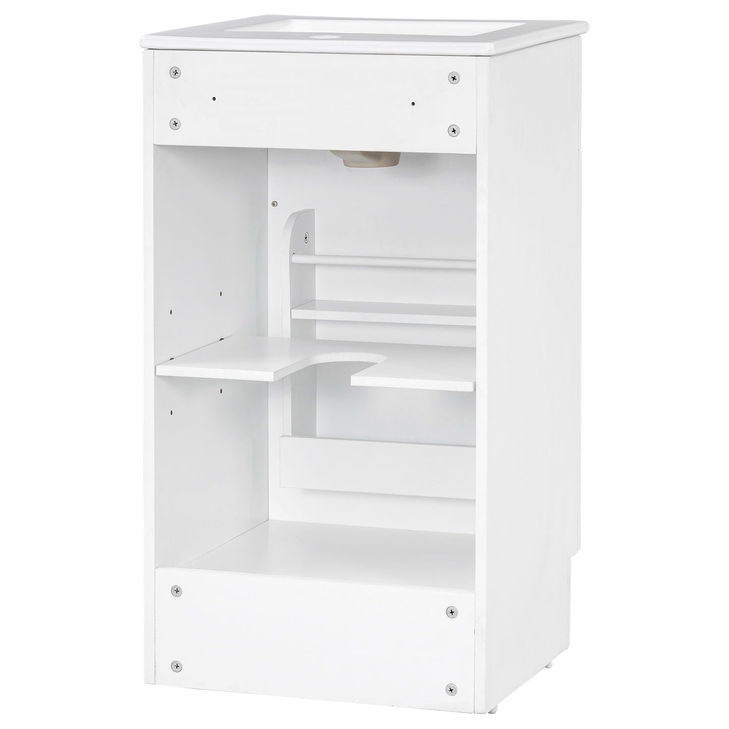 Bathroom Vanity With Sink, Cabinet With Adjustable Shelf