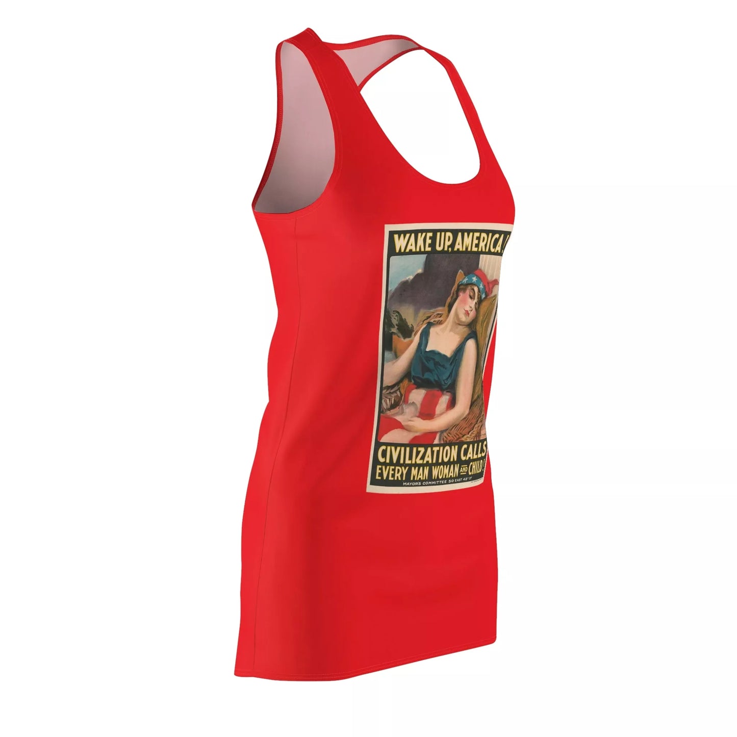 Wake Up America! Racerback Tank Nightshirt