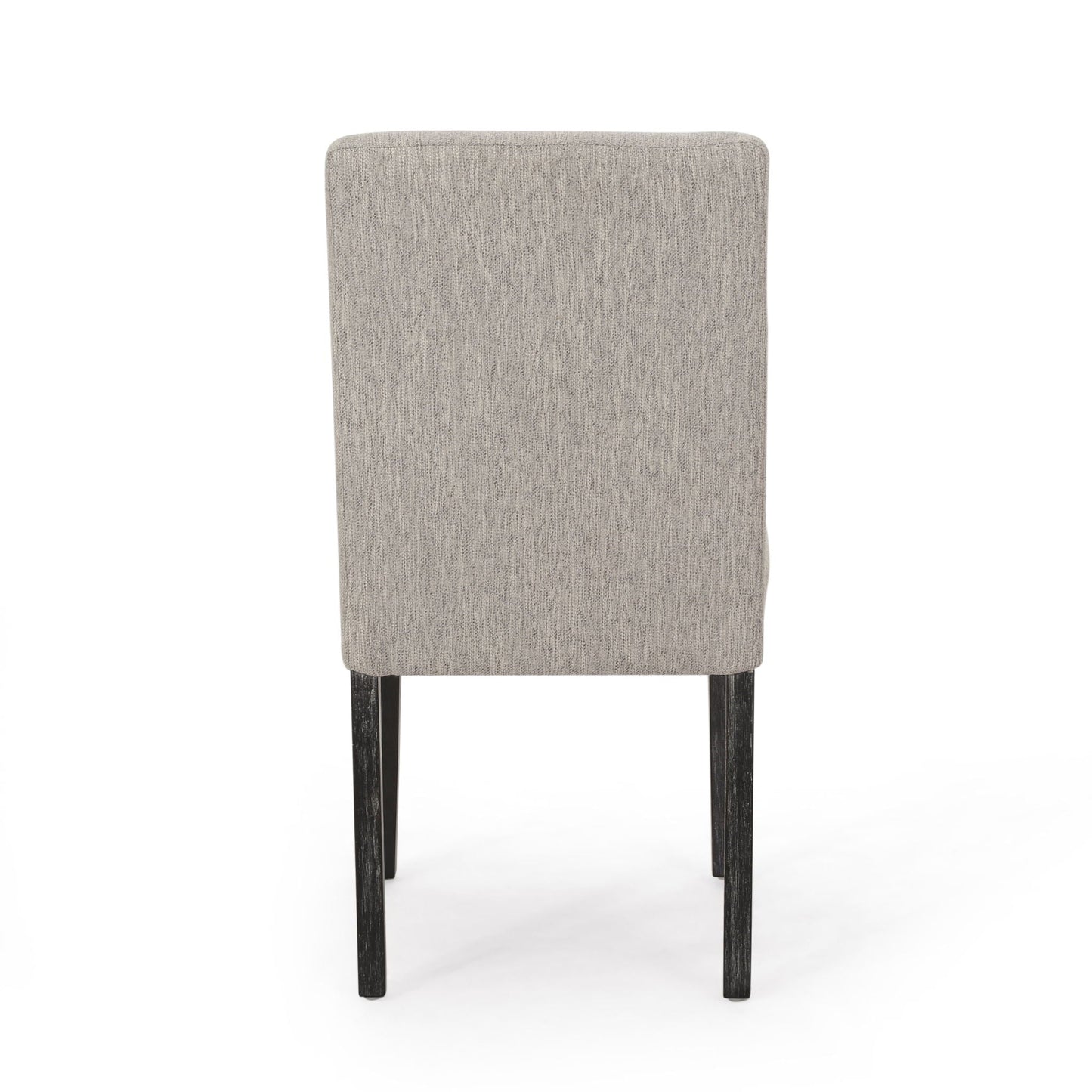 Contemporary Dining Chair with Upholstered Seating and Tapered Legs