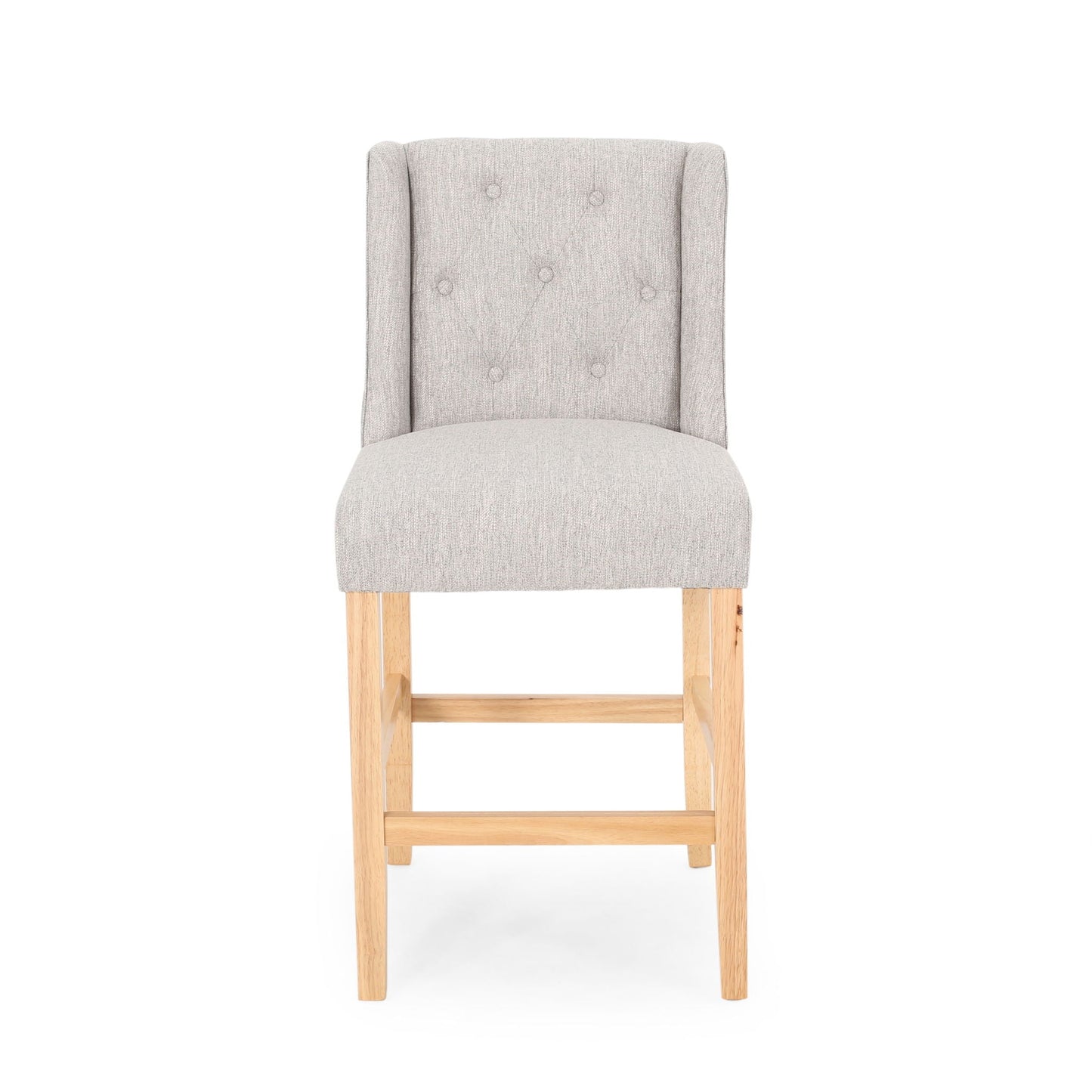 Vienna Contemporary Fabric Tufted & Wingback Counter Stools (Set of 2)