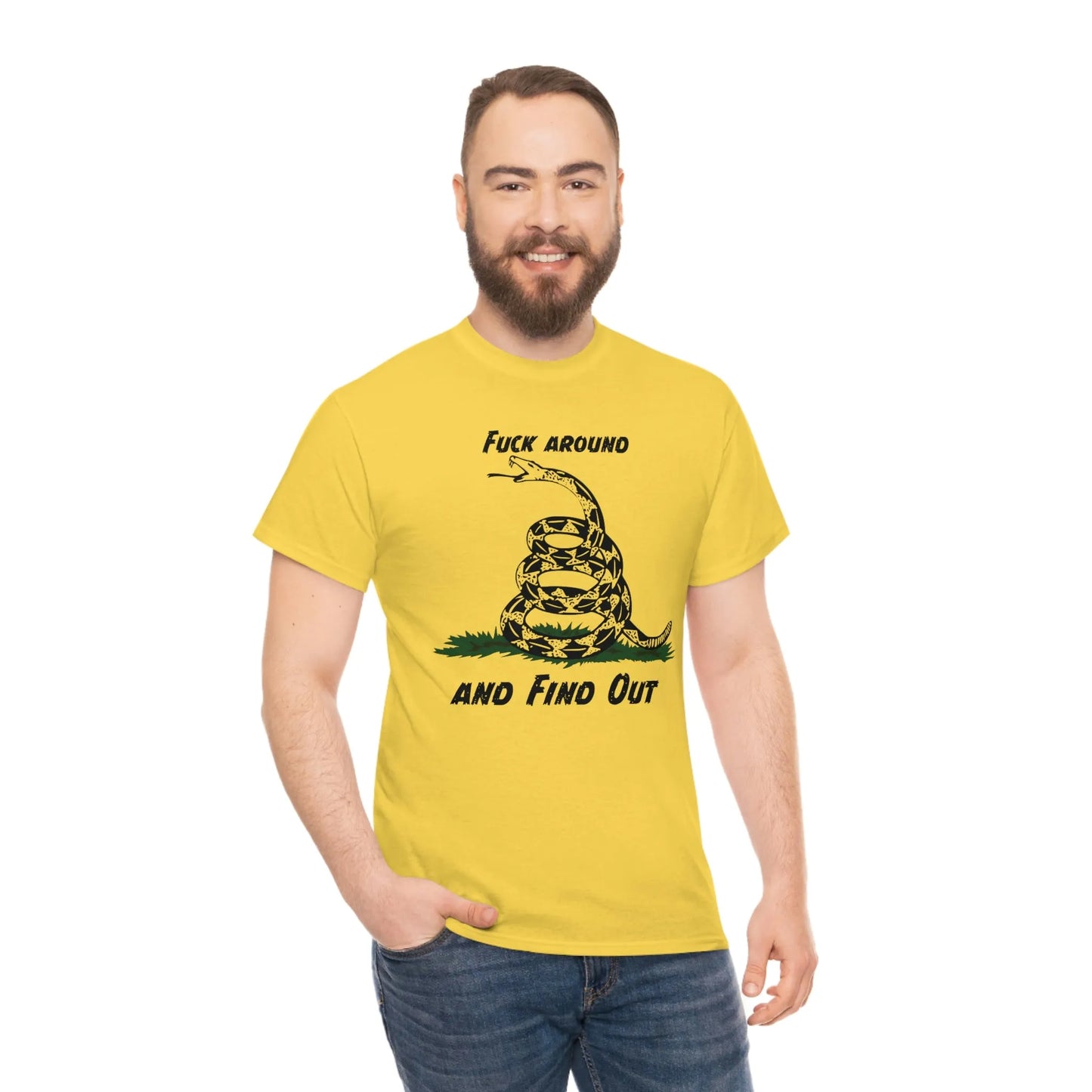 Walton & Johnson: FAFO Gadsden T-Shirt - 4LibertyShop.com