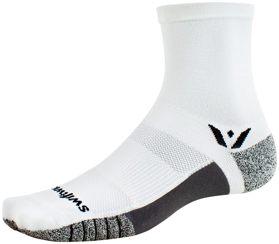 Swiftwick Flite XT Mid Crew Socks - 5" White X-Large