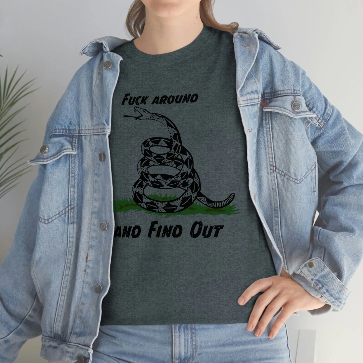 Walton & Johnson: FAFO Gadsden T-Shirt - 4LibertyShop.com