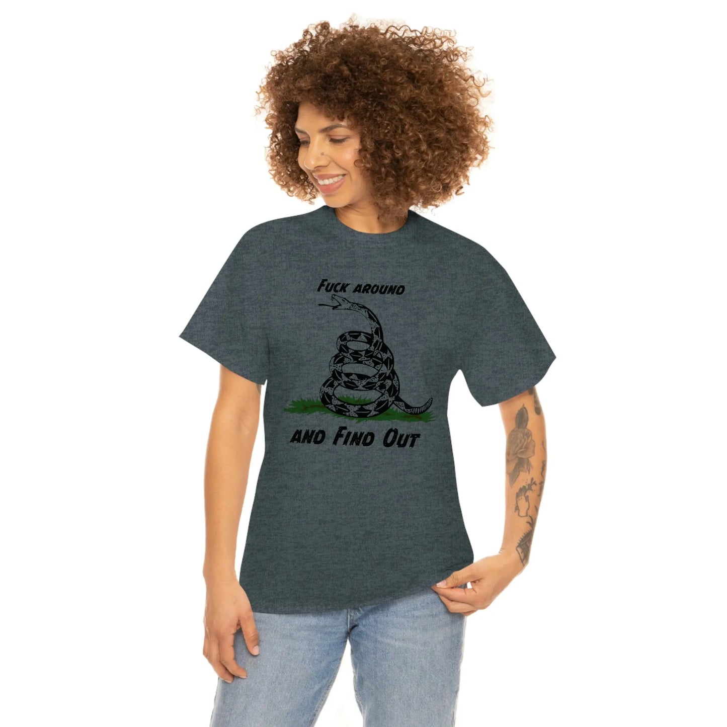 Walton & Johnson: FAFO Gadsden T-Shirt - 4LibertyShop.com