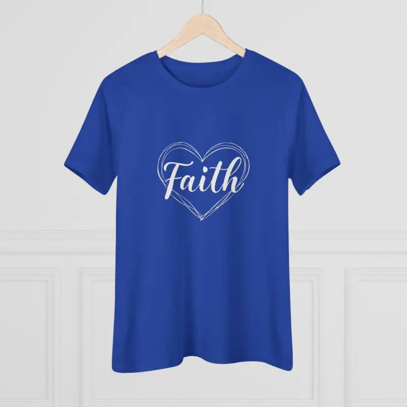 Ocean State Styles T Shirt Faith Heart Design Womens Tee