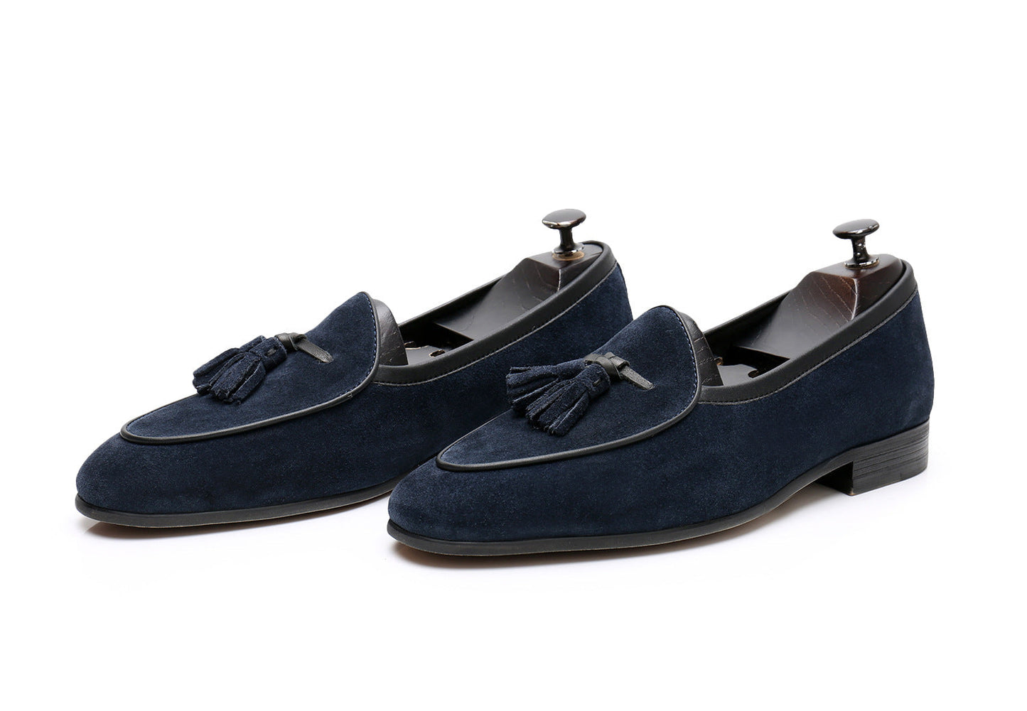 British-style Genuine Leather Business-casual Shoes For Men, Instagram-worthy Suede