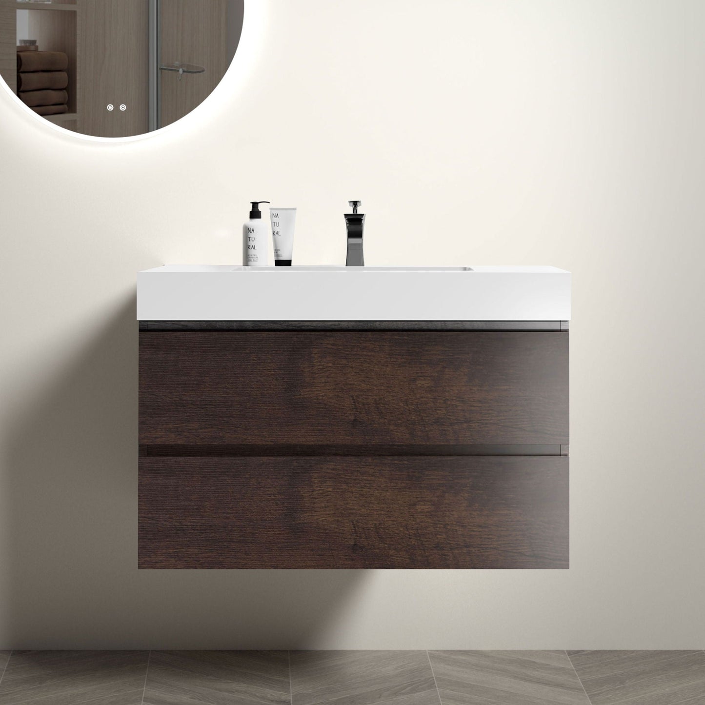 Alice Bathroom Vanity Wall Mounted With Sink