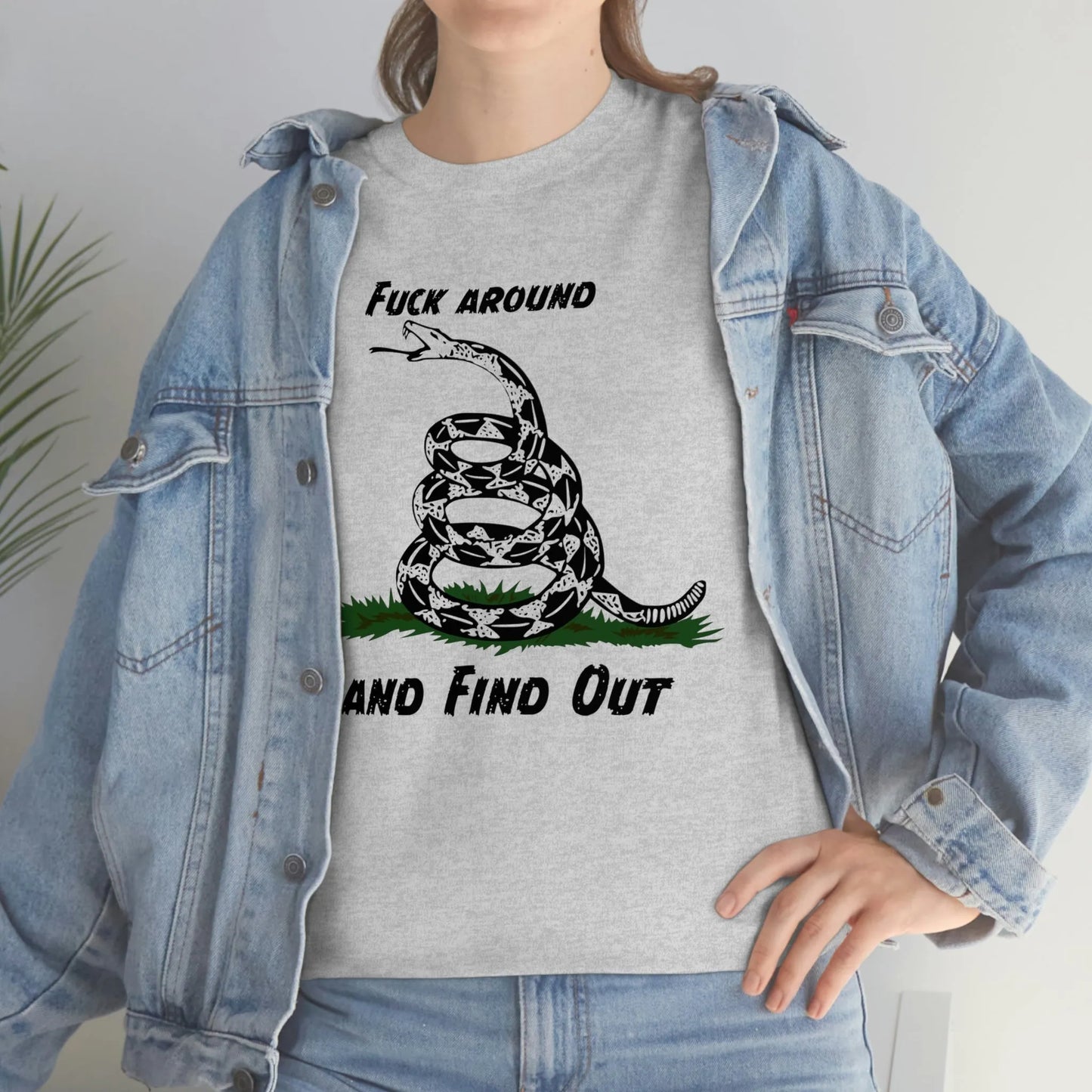 Walton & Johnson: FAFO Gadsden T-Shirt - 4LibertyShop.com