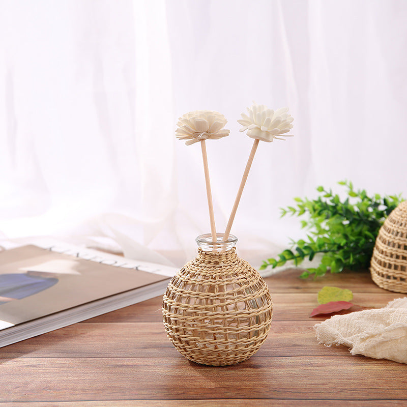 Hand-woven Glass Aroma Vase Ornaments