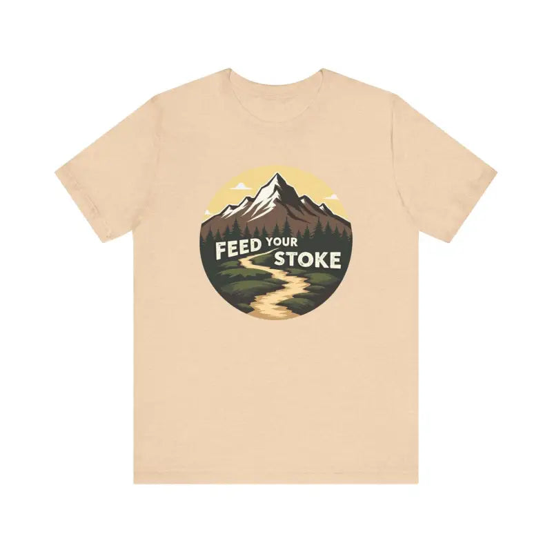 Ocean State Styles Feed Your Stoke T Shirt Mountain Graphic
