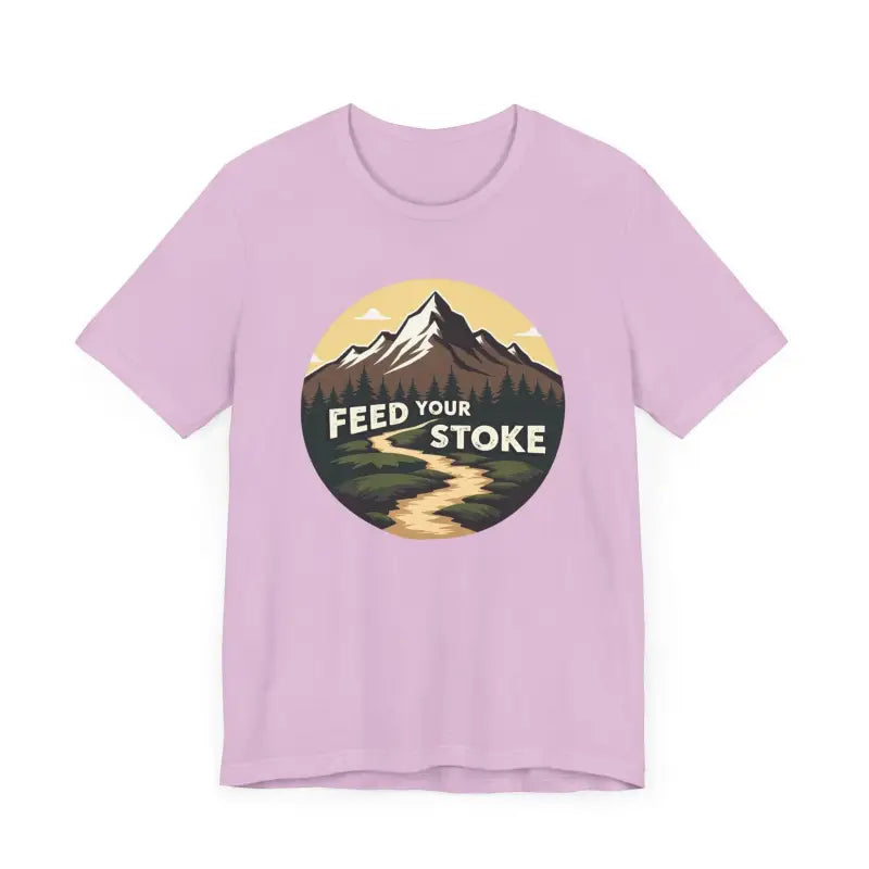 Ocean State Styles Feed Your Stoke T Shirt Mountain Graphic