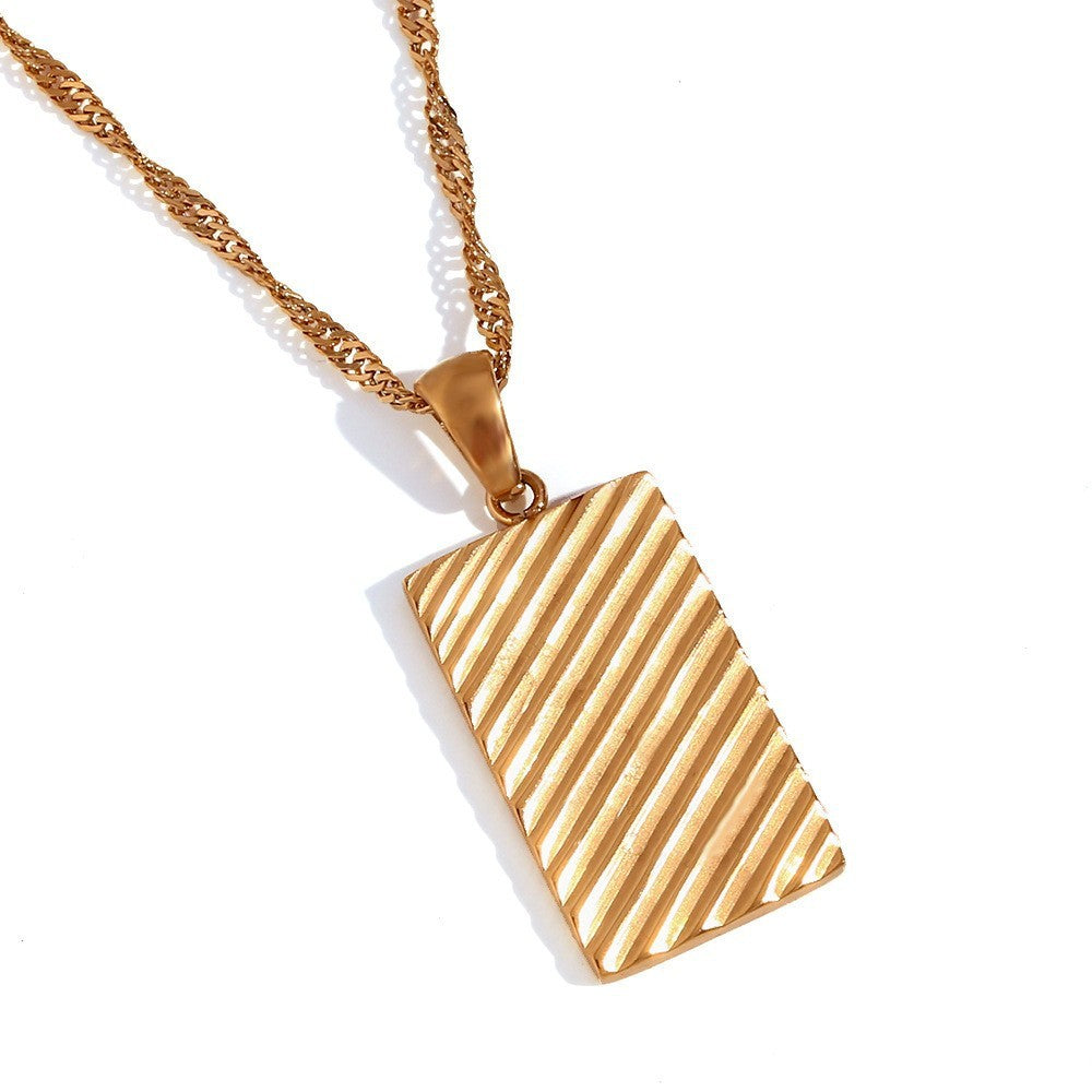 Fashionable And Stylish Retro Titanium Stainless Steel Necklace