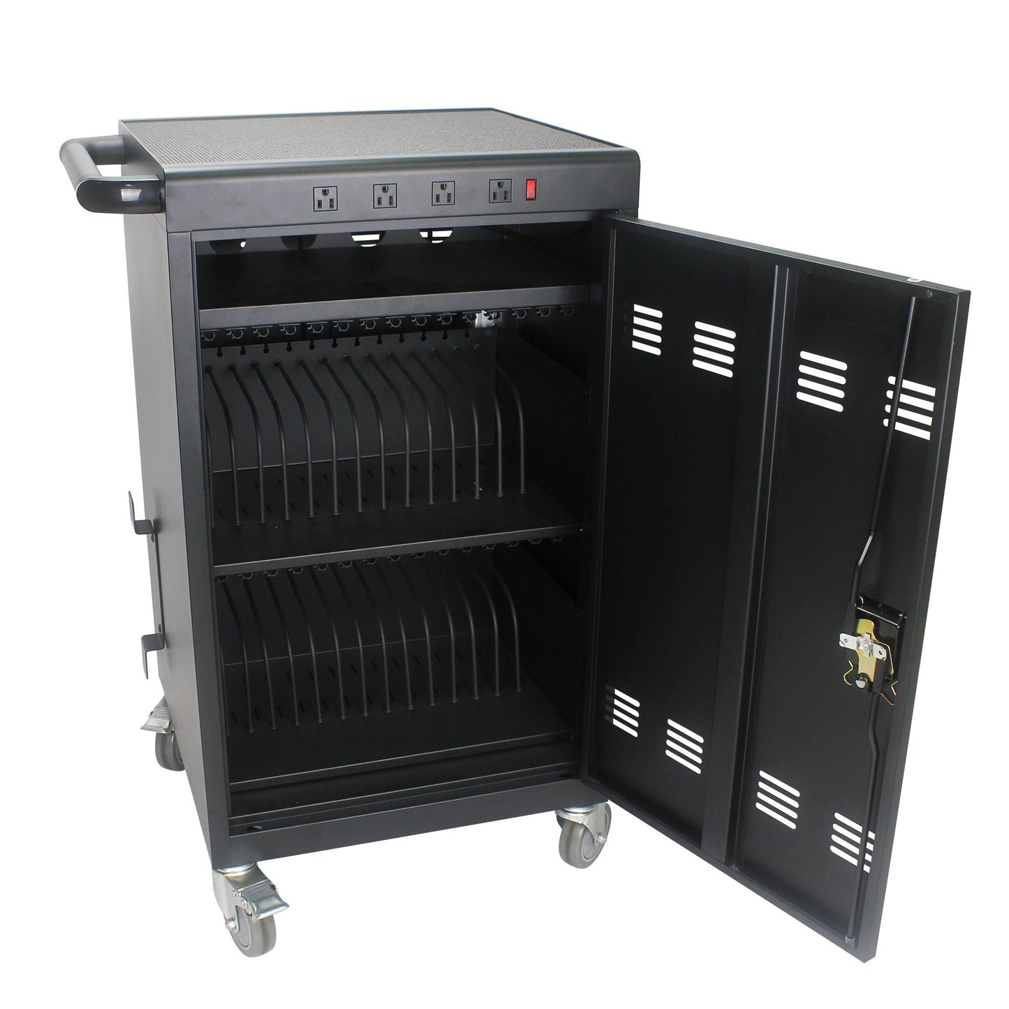 Mobile Charging Cart For Tablets Laptops 35, Device Capacity Matt Metal