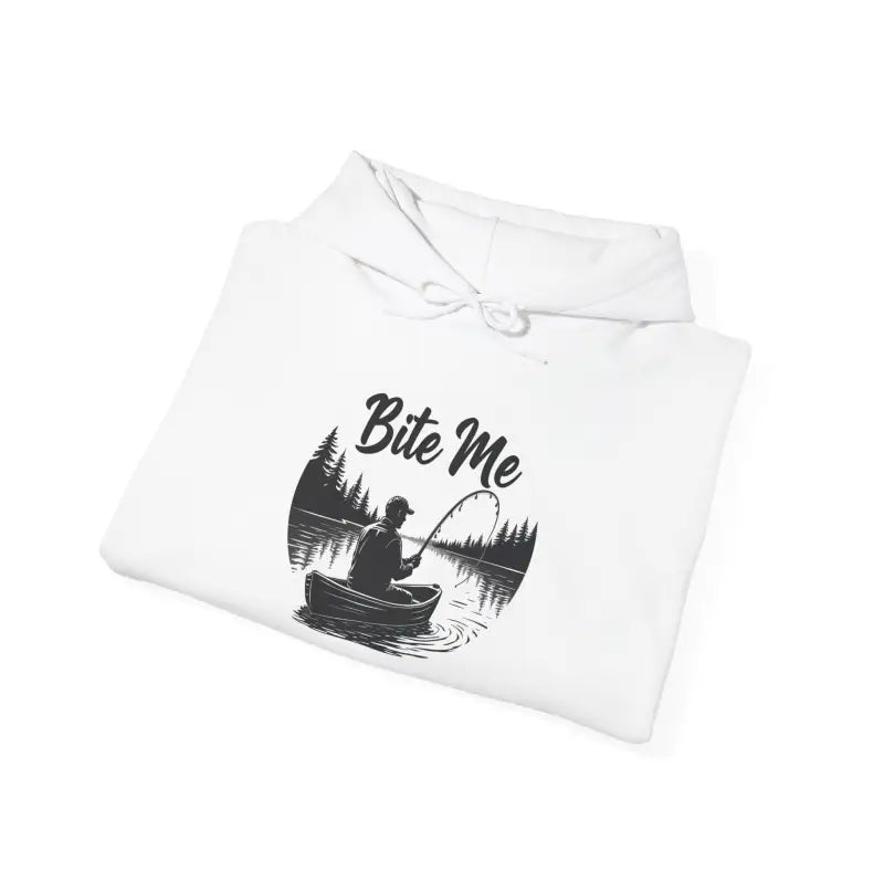 Ocean State Styles Hooded Sweatshirt Fishing Bite Me Unisex