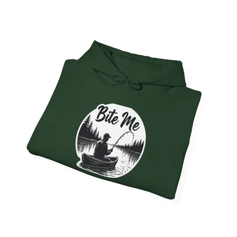 Ocean State Styles Hooded Sweatshirt Fishing Bite Me Unisex