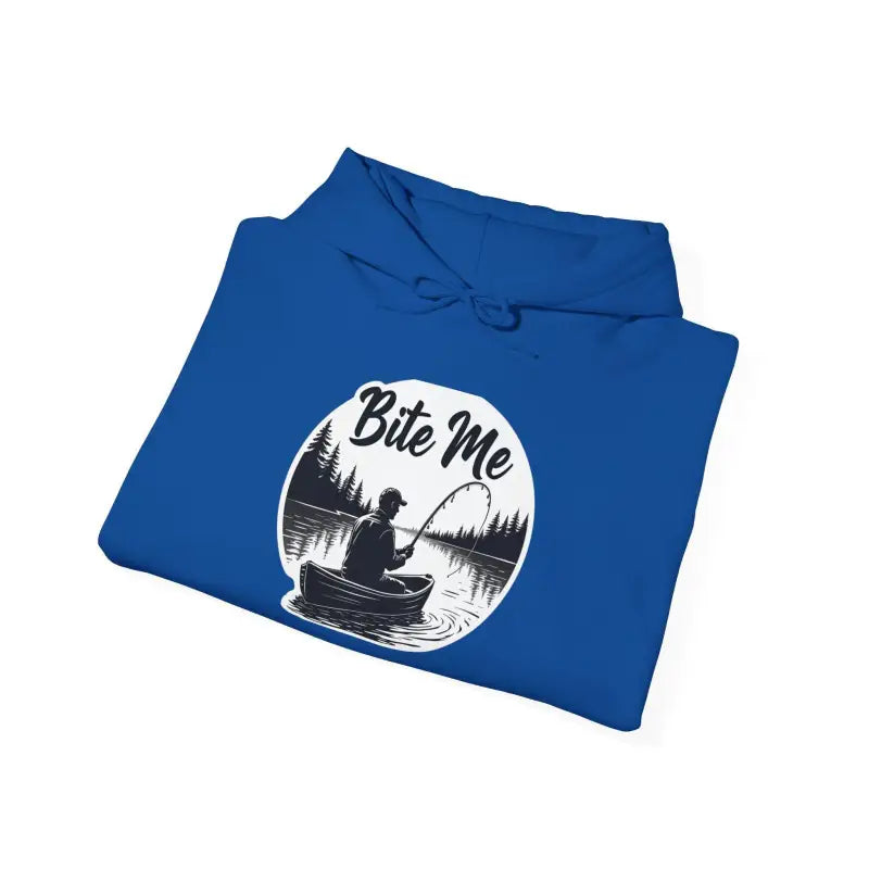 Ocean State Styles Hooded Sweatshirt Fishing Bite Me Unisex