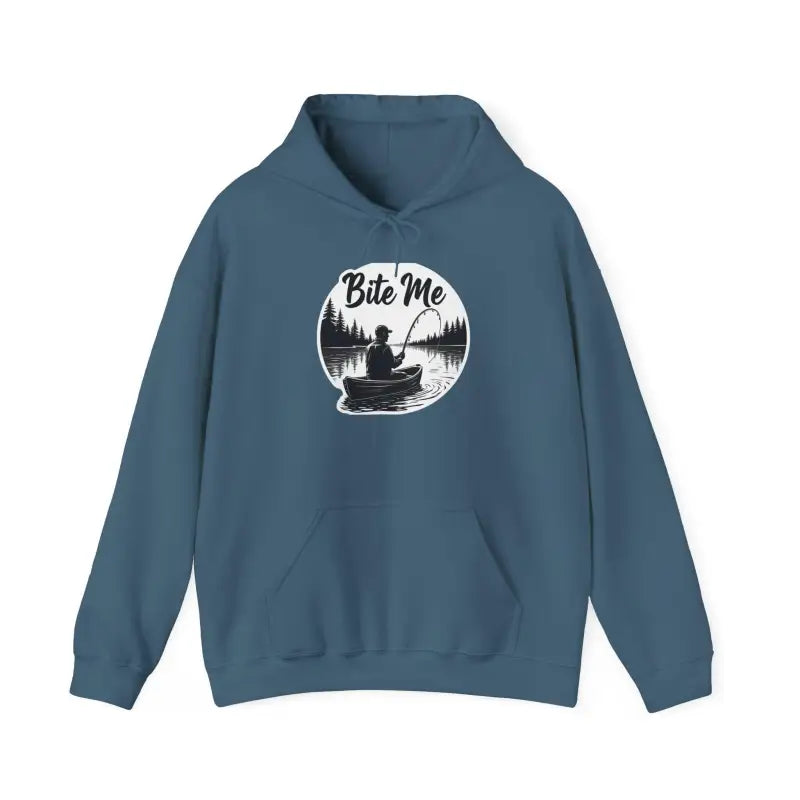 Ocean State Styles Hooded Sweatshirt Fishing Bite Me Unisex