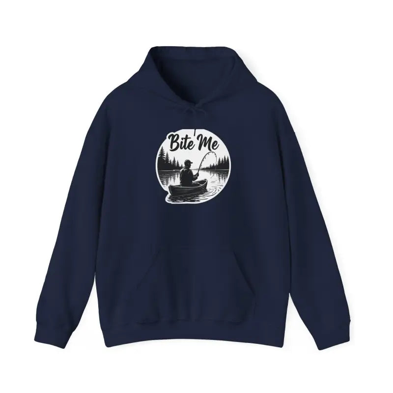 Ocean State Styles Hooded Sweatshirt Fishing Bite Me Unisex