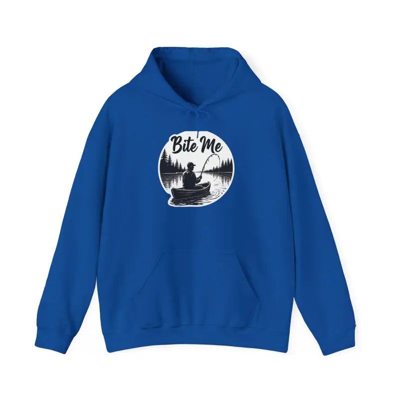 Ocean State Styles Hooded Sweatshirt Fishing Bite Me Unisex