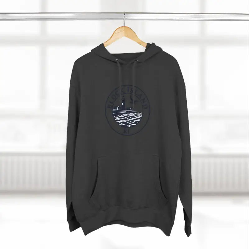 Ocean State Styles Hoodie Block Island Lighthouse Design