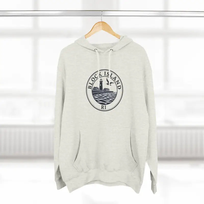 Ocean State Styles Hoodie Block Island Lighthouse Design