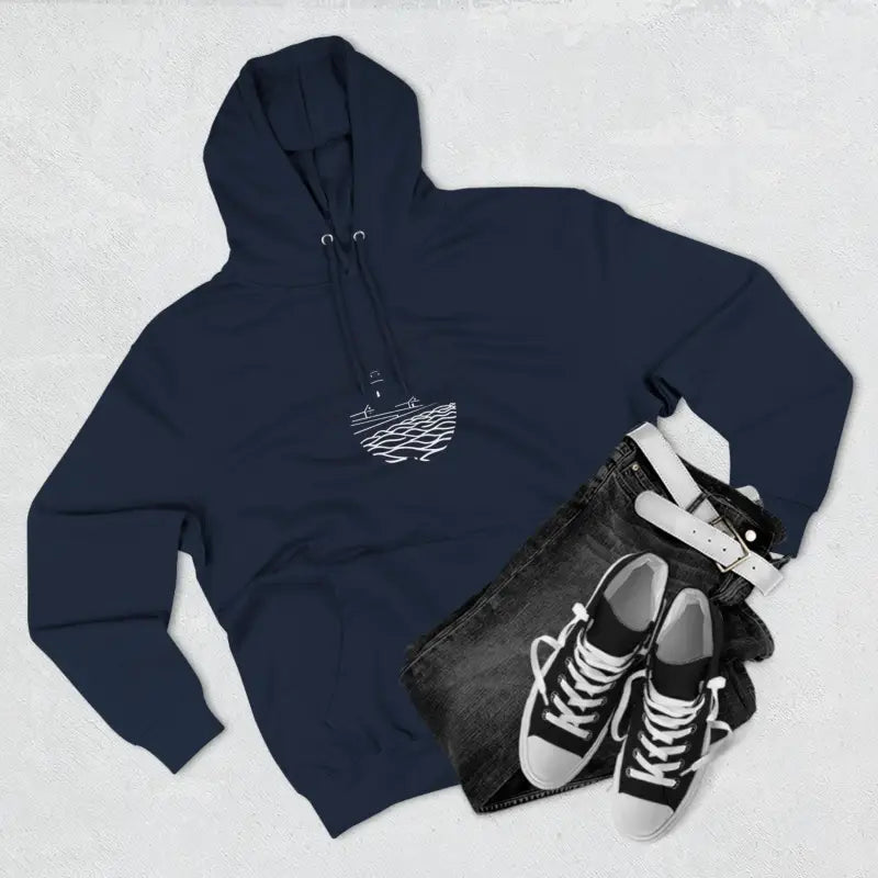 Ocean State Styles Hoodie Block Island Lighthouse Design