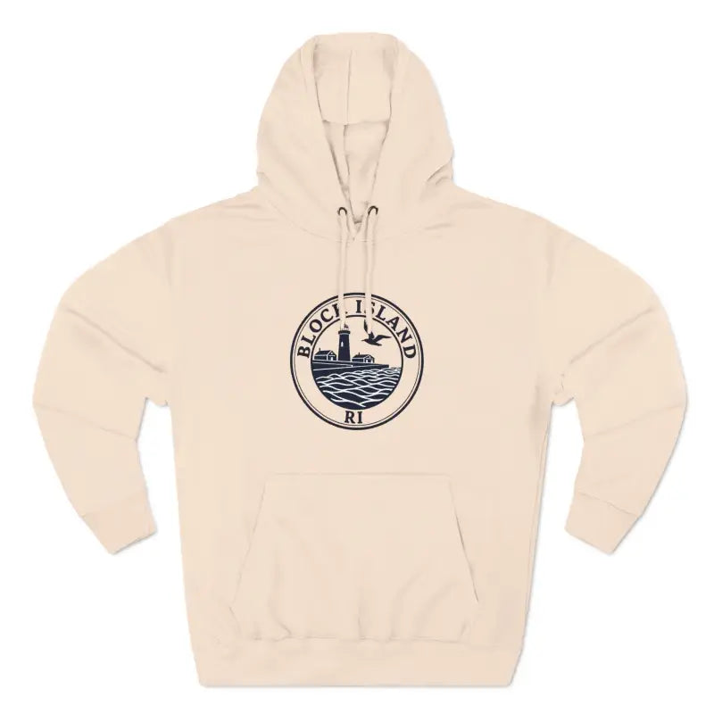 Ocean State Styles Hoodie Block Island Lighthouse Design