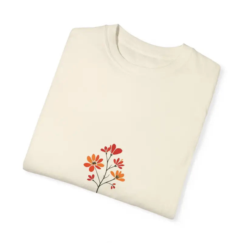 Ocean State Styles T Shirt Floral Design No Rain No Flowers