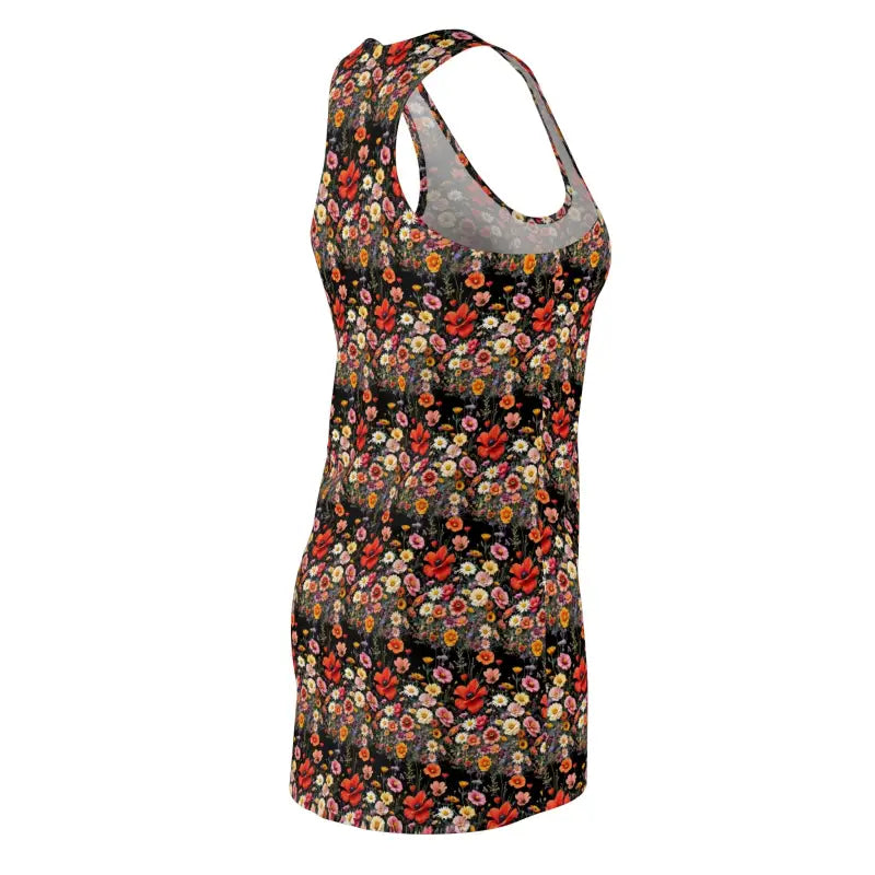 Ocean State Styles Dress Floral Print Racerback Tank Dress