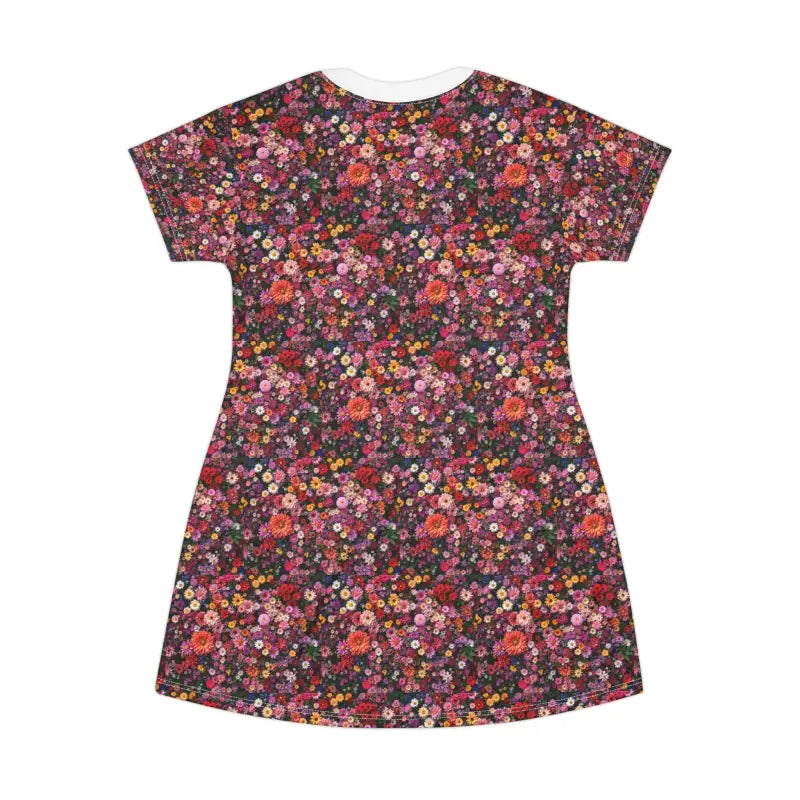 Ocean State Styles T Shirt Dress Floral Print Women