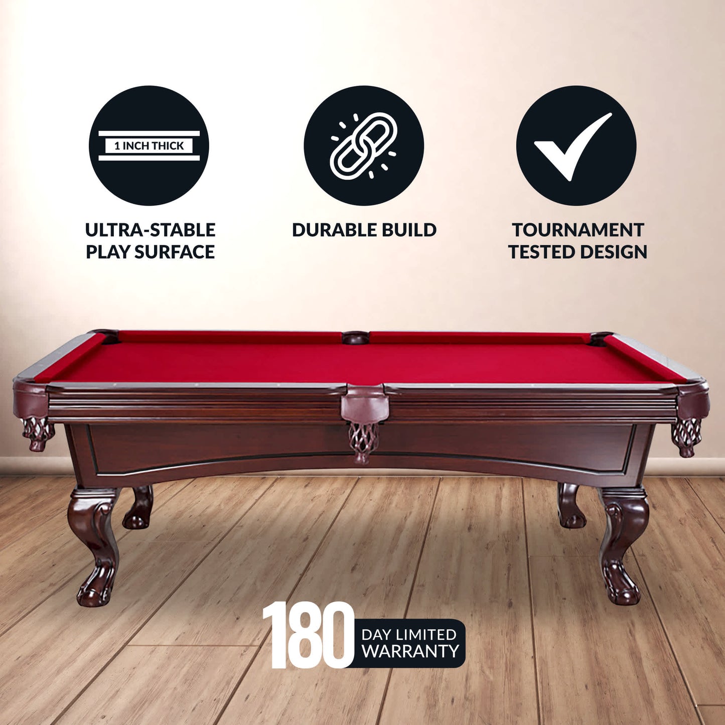 Hathaway Augusta 8-ft Pool Table