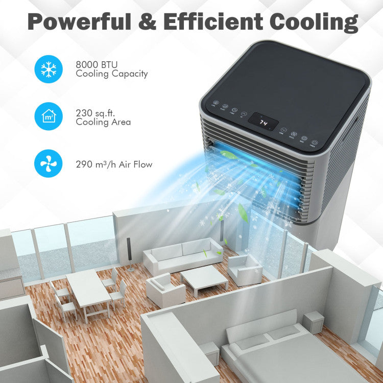 8000 BTU Air Cooler – 3-in-1 w/ Fan