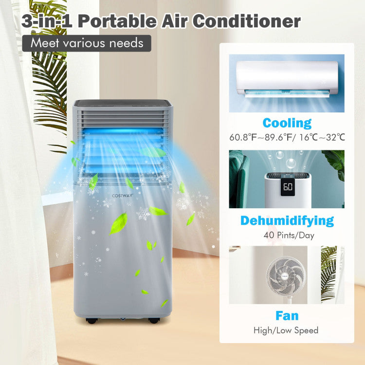 8000 BTU Air Cooler – 3-in-1 w/ Fan