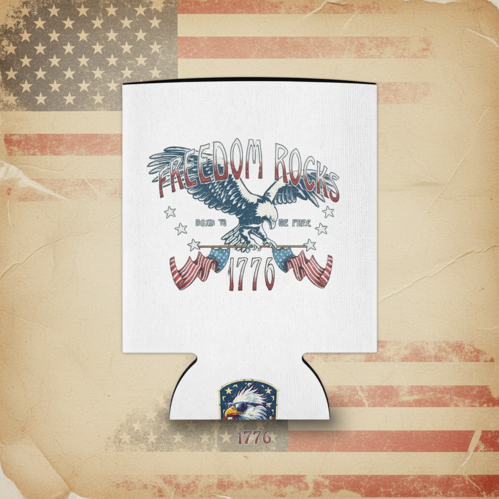 Freedom Rocks Koozie - 4LibertyShop.com