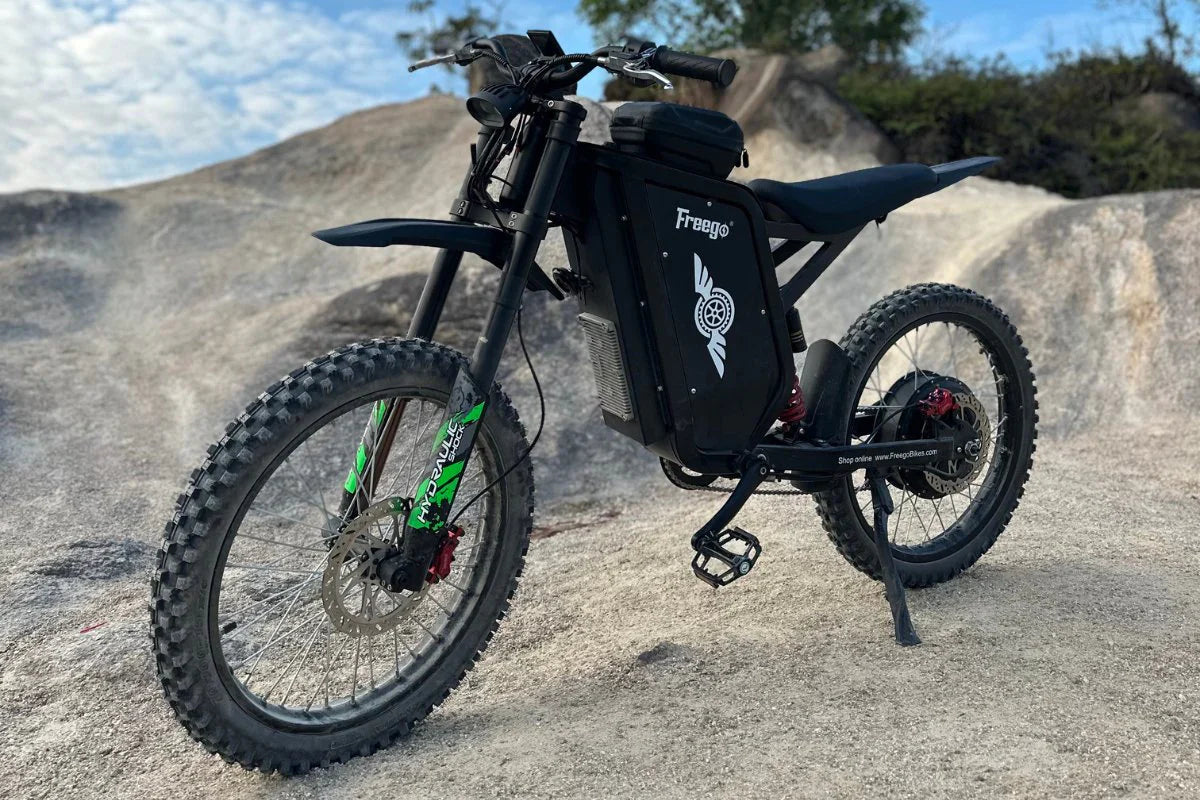 Freego X3 All-Terrain Electric Dirt Bike with Pedals