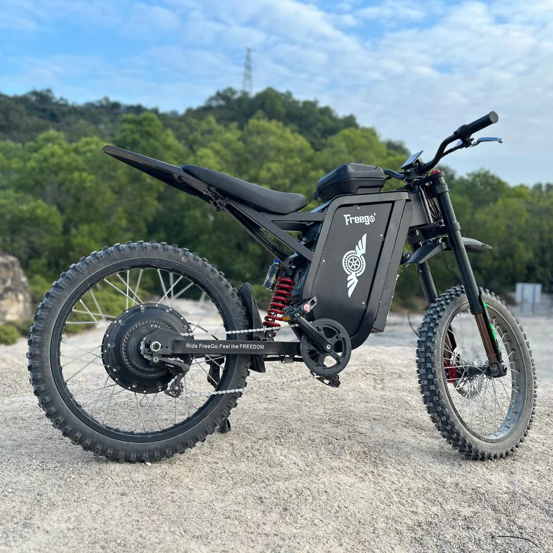 Freego X3 All-Terrain Electric Dirt Bike with Pedals