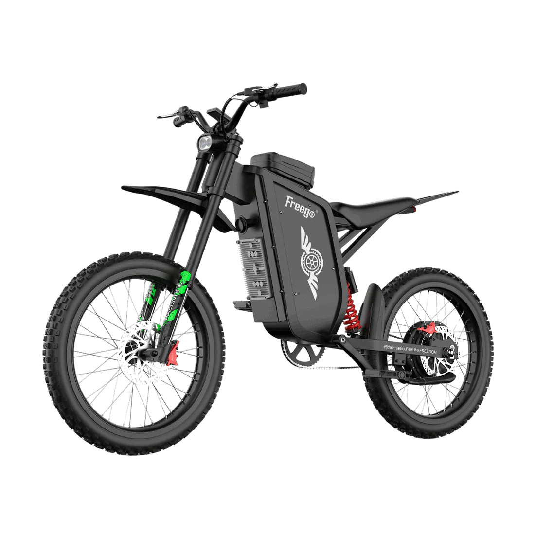 Freego X3 All-Terrain Electric Dirt Bike with Pedals