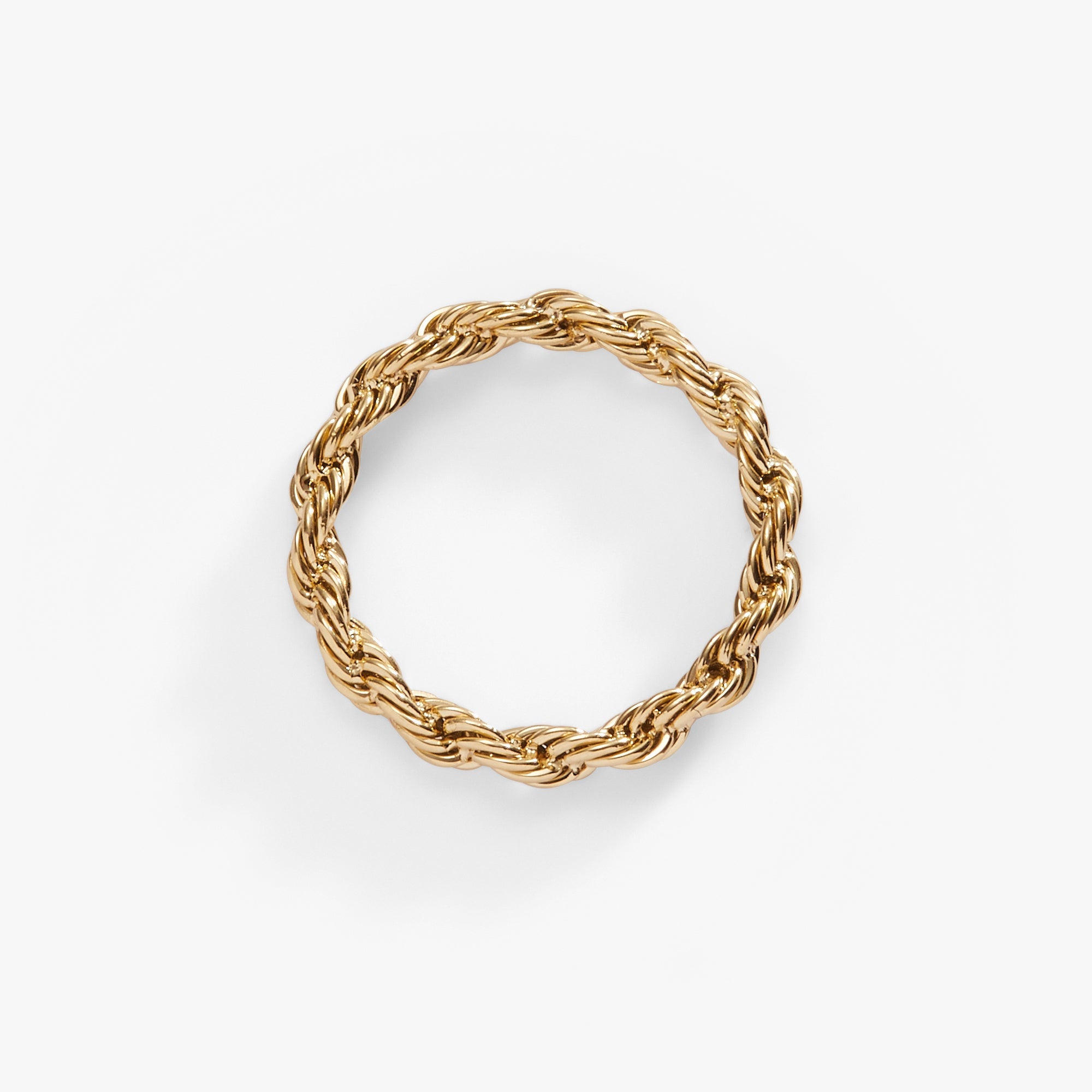 Frozen French Rope Ring – Erratic Behavior